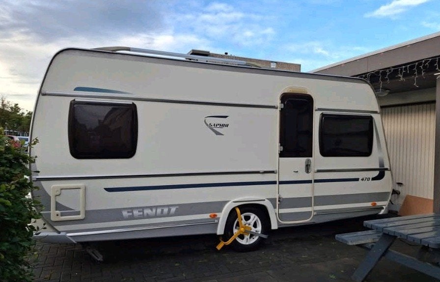 Fendt saphir 470, Caravans en Kamperen, Tenten, Ophalen, Tot en met 4