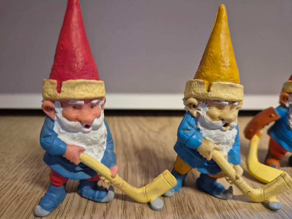 David de kabouter poppetjes ijshockey, Verzamelen, Poppetjes en Figuurtjes, Ophalen of Verzenden