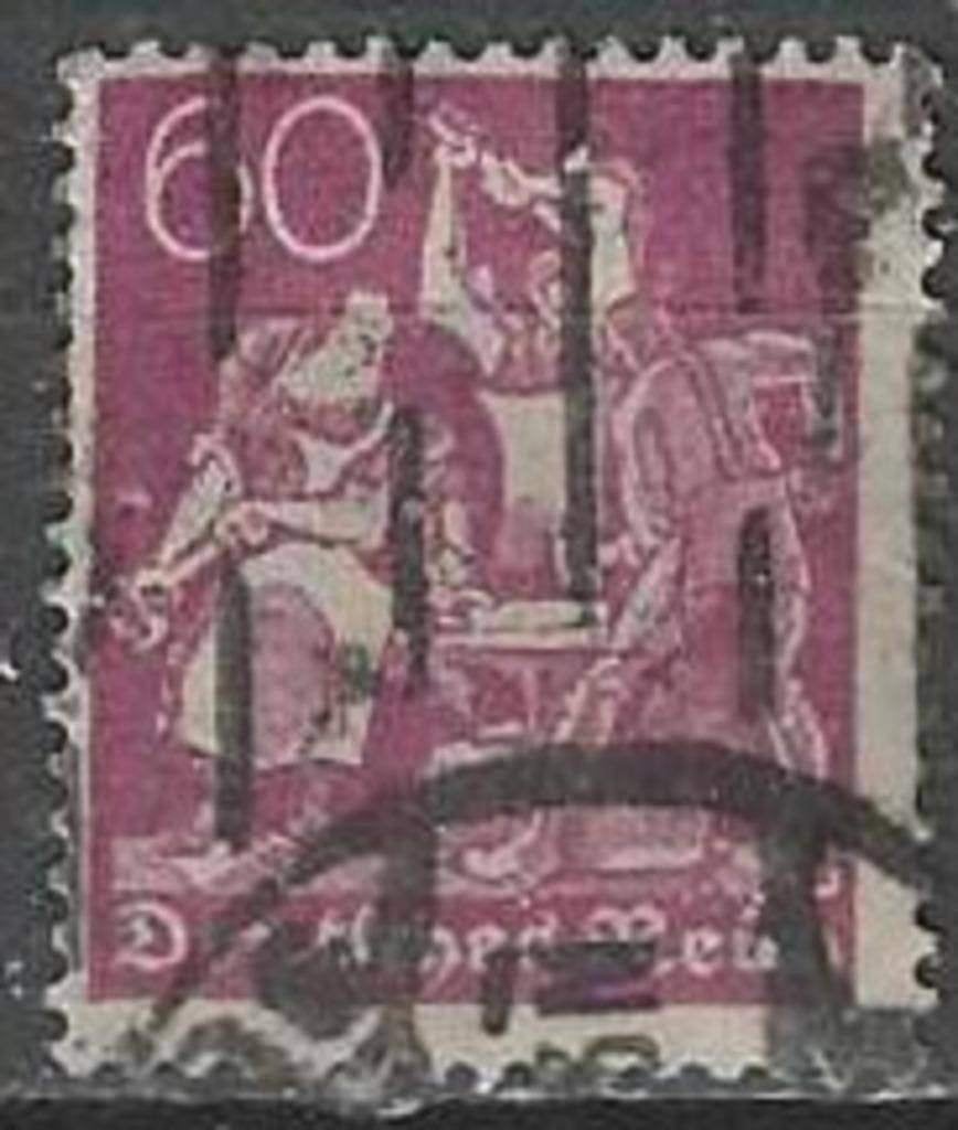 Duitsland 1921-1922 - Yvert 145 - Deutsches Reich (ST), Postzegels en Munten, Verzenden, Duitse Keizerrijk, Gestempeld