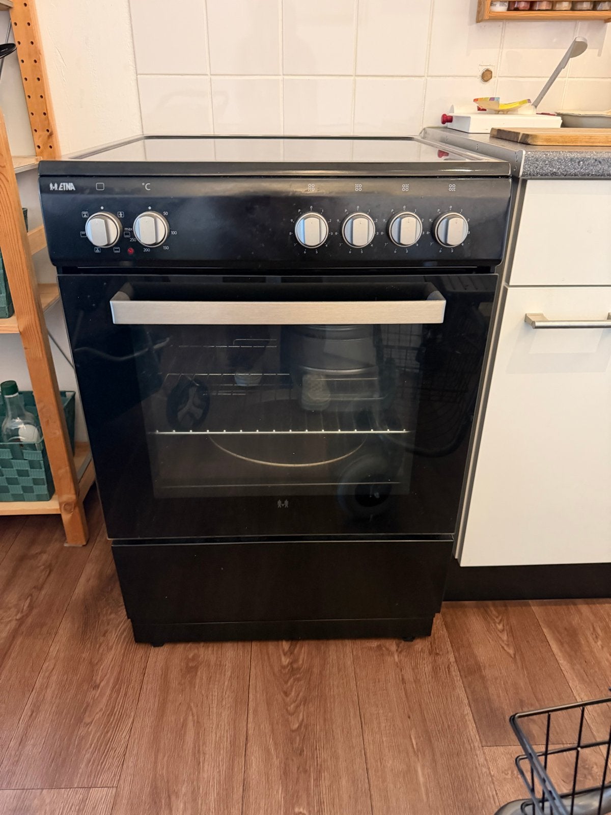 Etna Vrijstaand Fornuis met Inductiekookplaat en Oven, Ophalen, Gebruikt, Hete lucht, 60 cm of meer