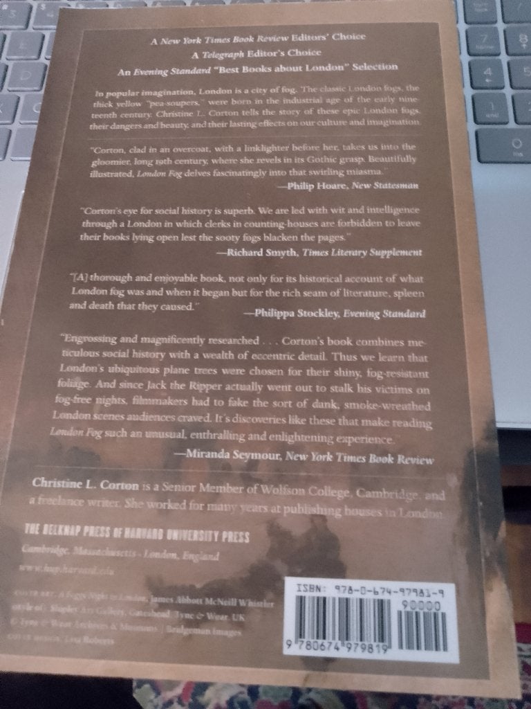 book  boek london fog   chr l corton, Ophalen