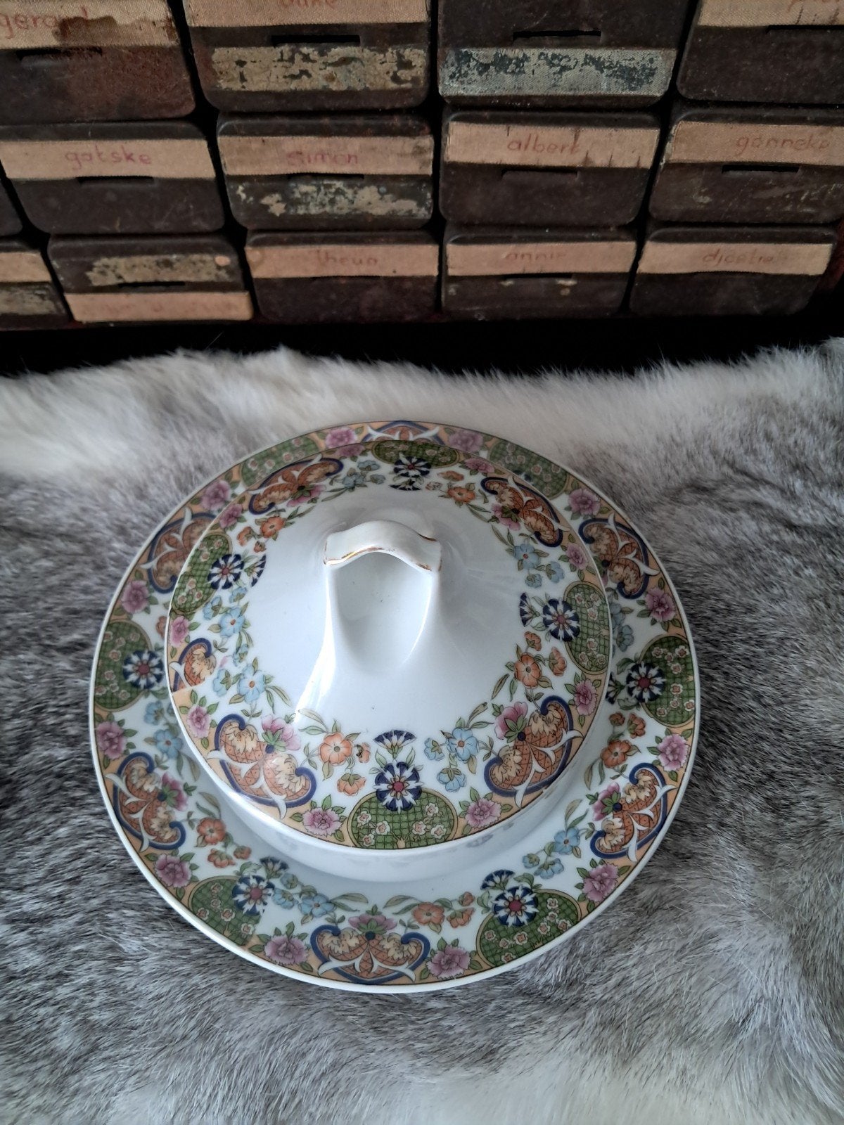 Vintage J.Z. & Co. Hindeloopen botervloot., Ophalen of Verzenden
