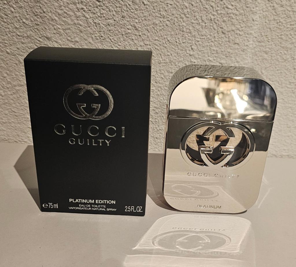 Gucci Guilty Platinum Eau De Toilette Femme 75ML, Sieraden, Tassen en Uiterlijk, Uiterlijk | Parfum, Ophalen of Verzenden, Nieuw
