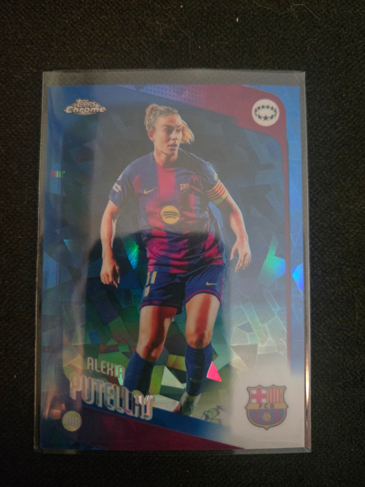 Alexia Putellas Topps Sapphire Edition Voetbalkaart, Ophalen of Verzenden