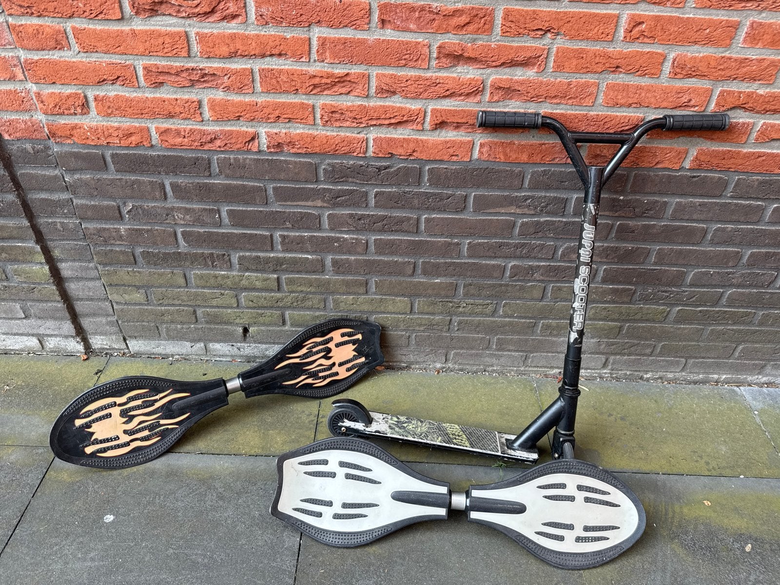 Step en waveboards set - Gebruikt, Fietsen en Brommers, Ophalen, Gebruikt, Gewone step