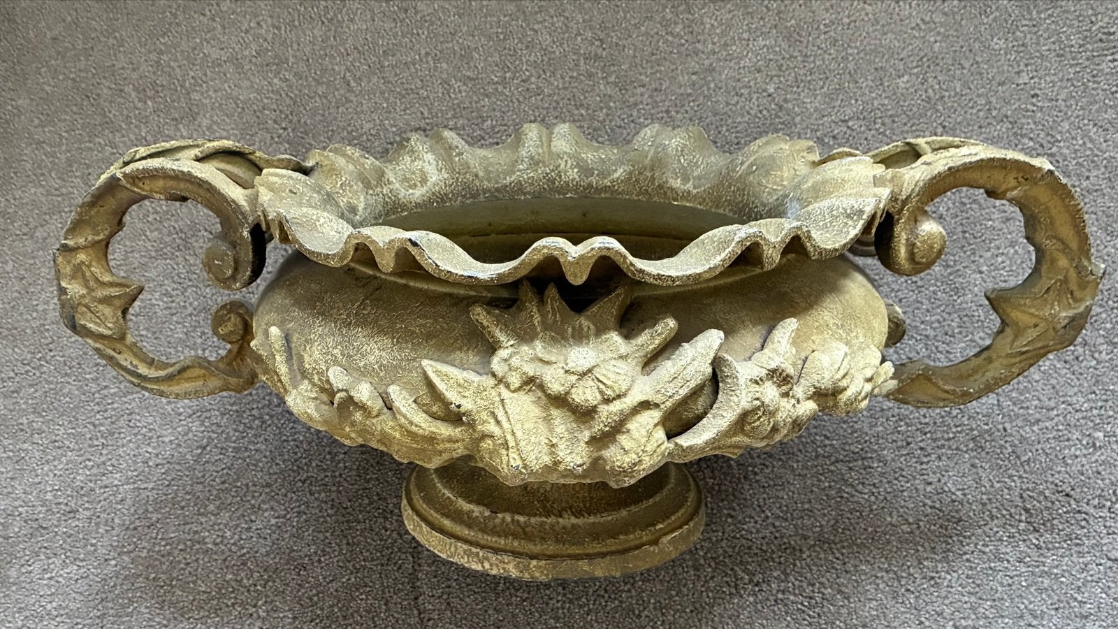 Decoratieve PTMD schaal/plantenbak met handvatten, Ophalen of Verzenden
