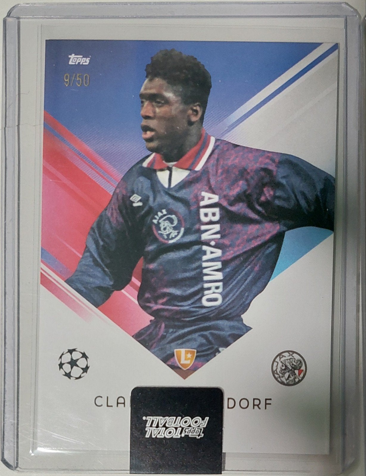 Clarence Seedorf Topps Total Football 9/50, Ophalen of Verzenden, Zo goed als nieuw, Ajax, Spelerskaart