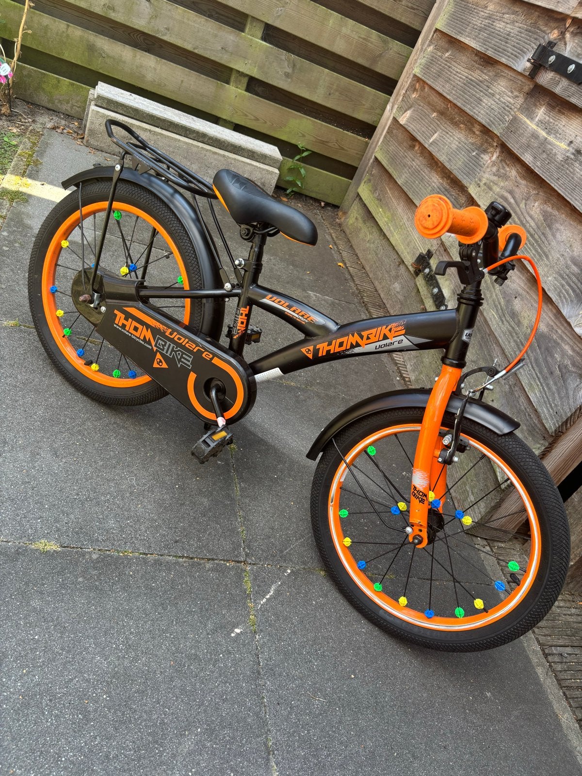 Volare jongensfiets 18 inch, Fietsen en Brommers, Fietsen | Jongens, Ophalen, Terugtraprem, Gebruikt, Handrem