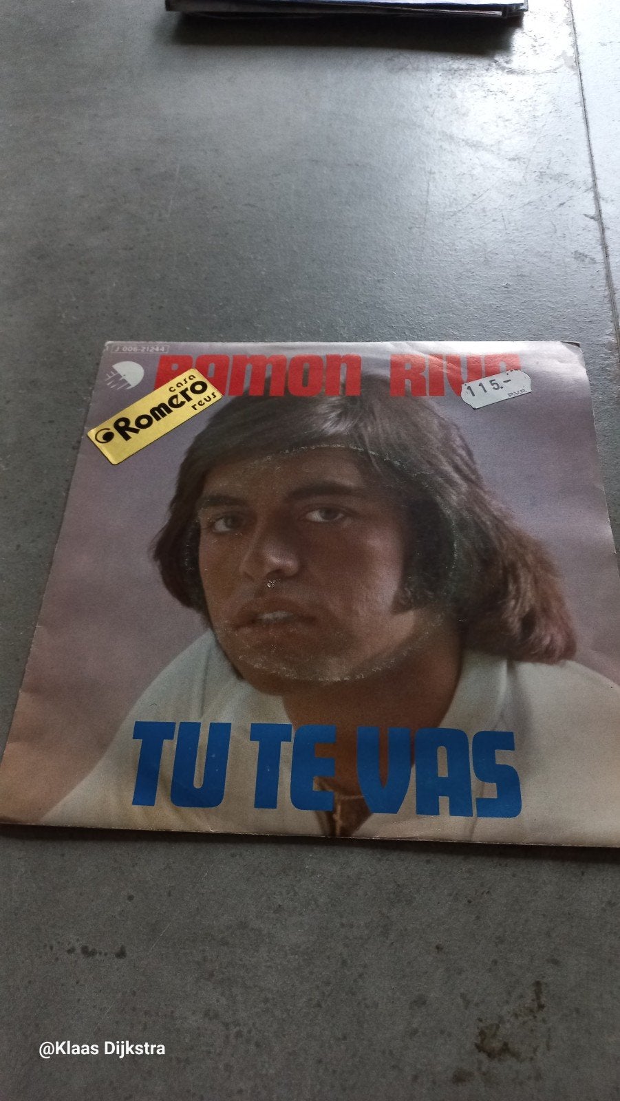Ramon Rius - Tu Te Vas, Ophalen of Verzenden, Gebruikt, 7 inch, Overige genres