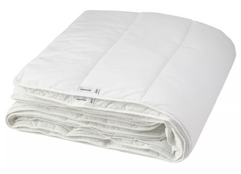 Nieuw IKEA SMÅSPORRE 4-seizoenendekbed 140x200 cm, Ophalen, Jongetje of Meisje, Wit, Eenpersoonsbed