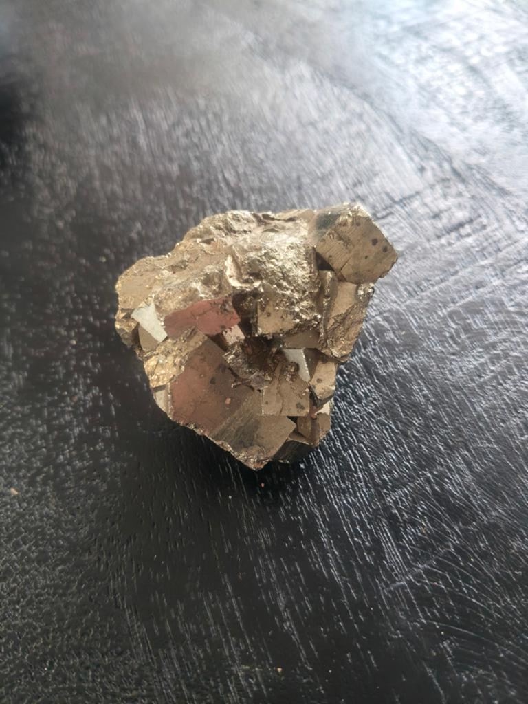 Prachtige Pyriet Klomp - Glanzend Goud Mineraal, Ophalen of Verzenden, Mineraal