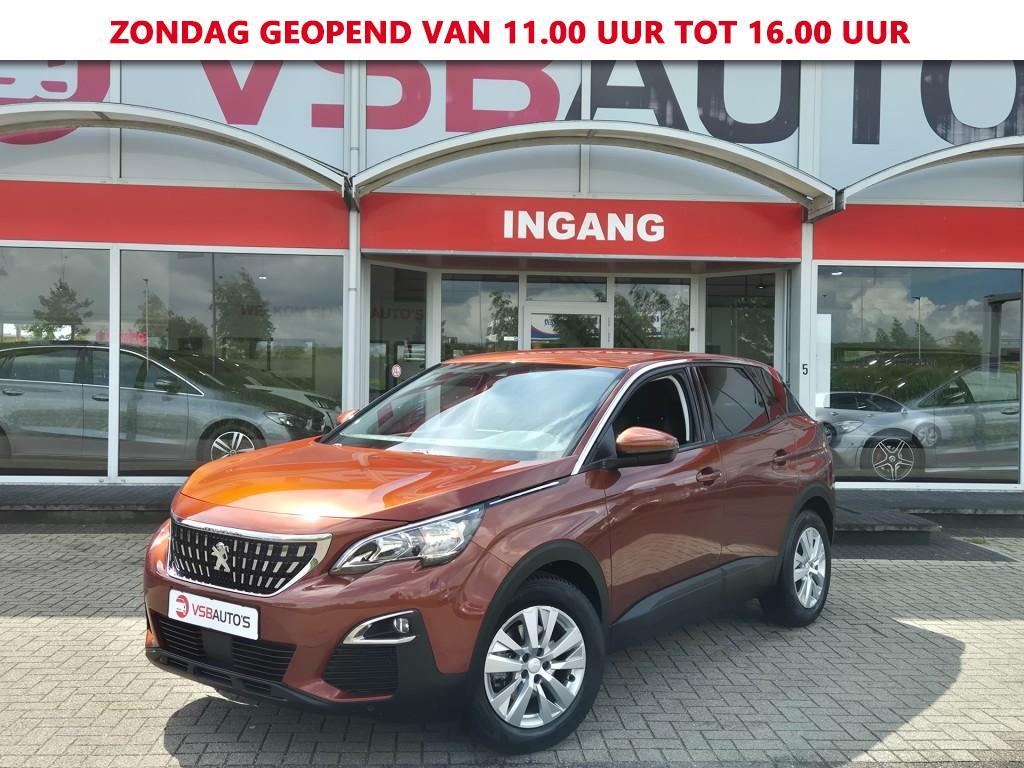 Peugeot 3008 1.2 PURETECH AUT. 130PK ALLURE LED NAVIGATIE CA, Auto's, Peugeot, Automaat, Gebruikt, 1199 cc, Bedrijf
