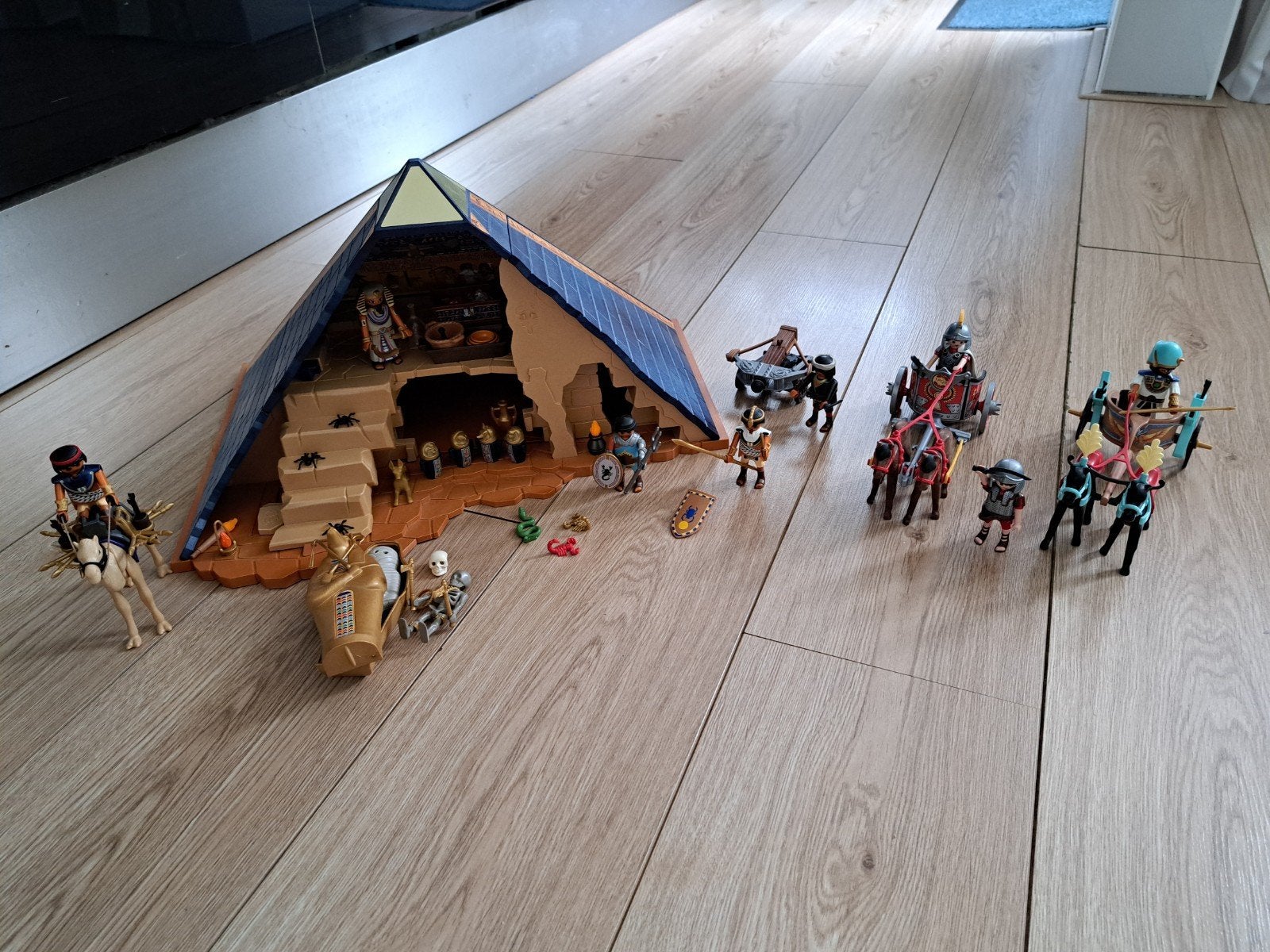 playmobil piramide met veel extra's, Ophalen, Zo goed als nieuw