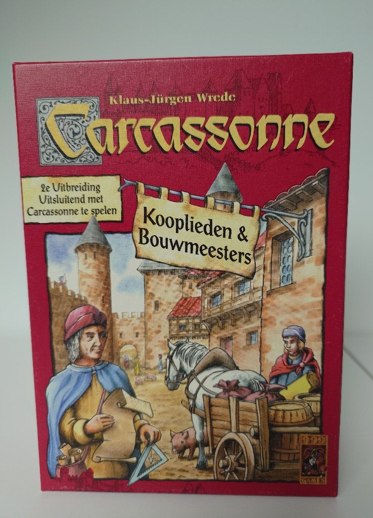 Carcassonne Kooplieden en Bouwmeesters (C1 editie), Vijf spelers of meer, Ophalen of Verzenden, Zo goed als nieuw, 999games