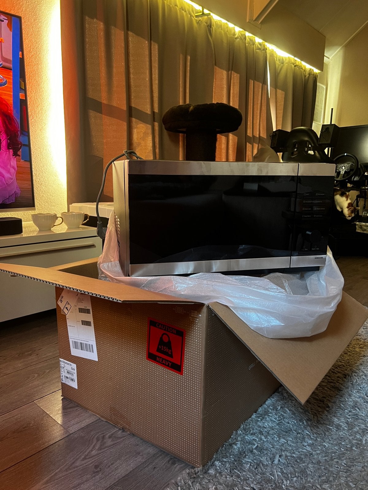 Nieuwe Samsung Grill Magnetron MW4000D - Ongeopend, Ophalen, Combimagnetron, Draaiplateau, Grill