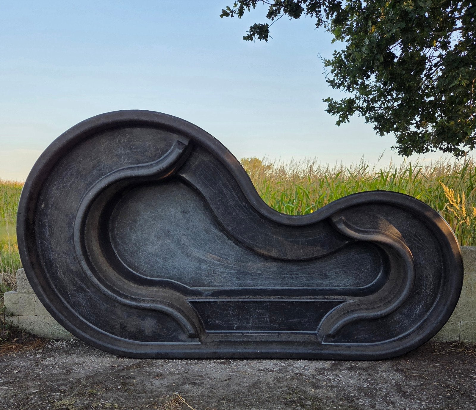 Grote Polyester Vijver ( 400 cm X 230 cm X 60 cm ), Tuin en Terras, Vijvers, Ophalen of Verzenden
