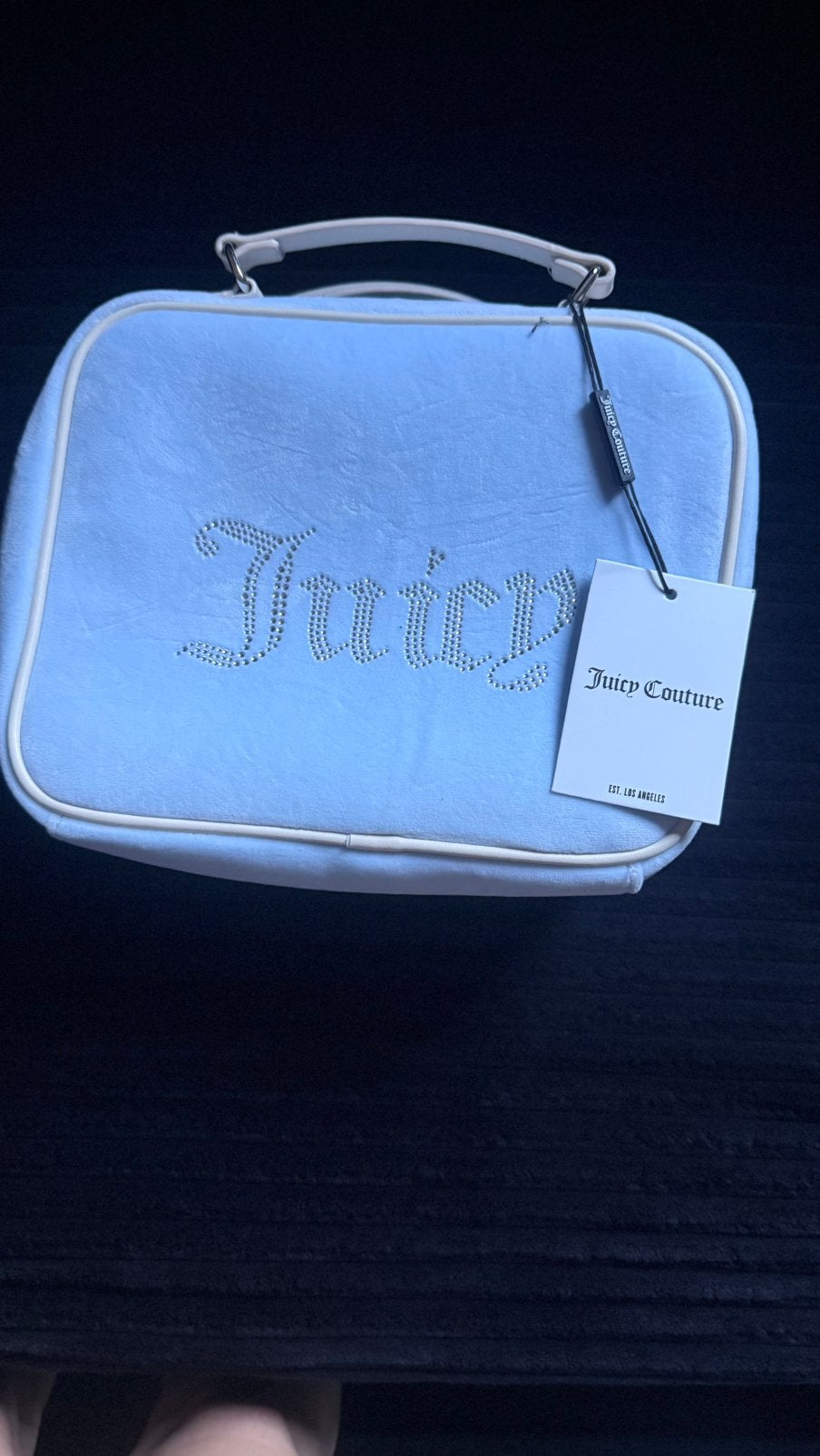 Juicy couture makeup tas toilet tas, Ophalen of Verzenden, Nieuw, Blauw, Heer of Dame