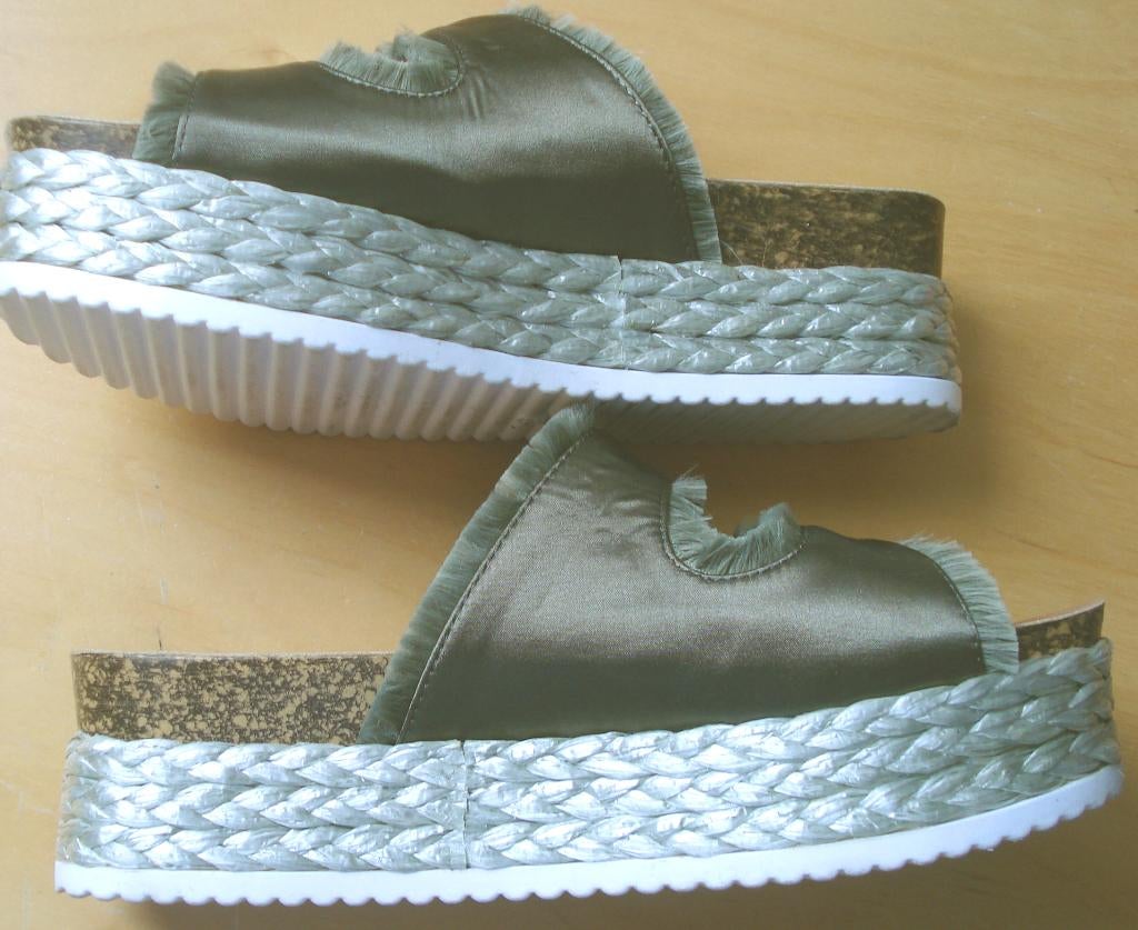 TREND ONE 🌞 sleehak sandalen maat39, Kleding | Dames, Schoenen, Verzenden, Sandalen of Muiltjes, Groen, Trend One