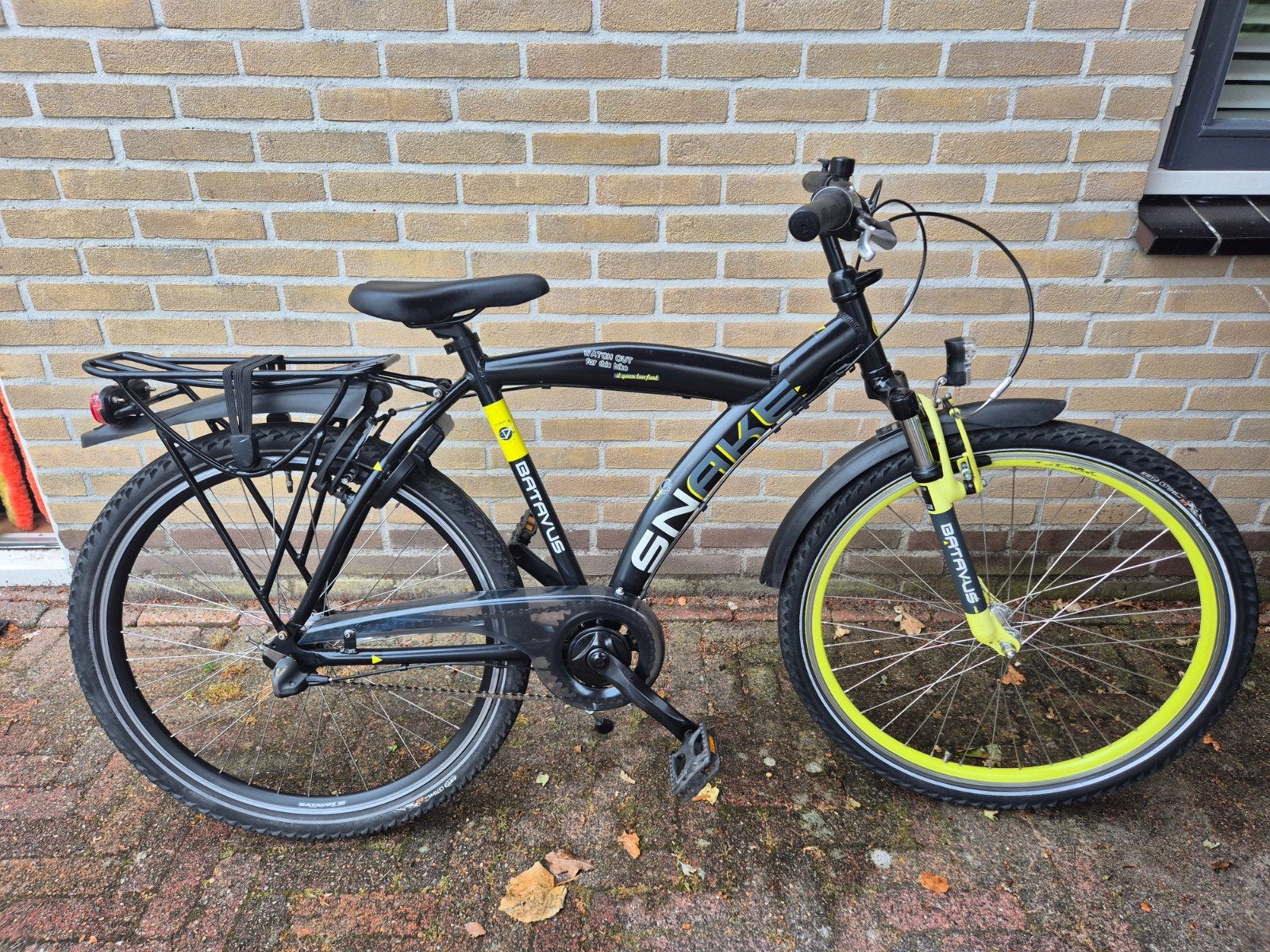 batavus snake 26 inch (48) - Zeer nette - jongensfiets, Terugtraprem, Gebruikt, Versnellingen, Batavus Snake Alpina Trial Yabber cube bulls loekie sparta
