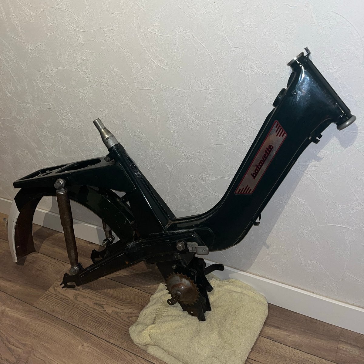 Batavus Batavette bromfiets frame met originele lak, Ophalen, Gebruikt, Frame