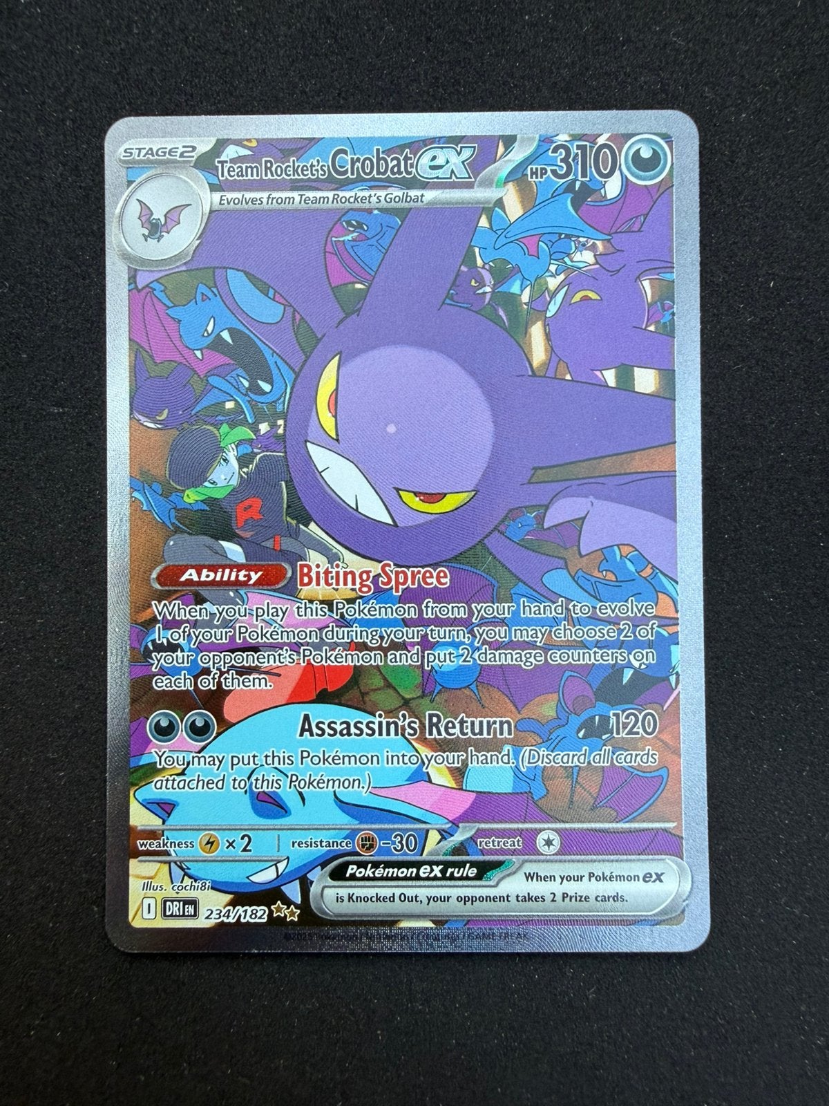 Team Rocket's Crobat ex (DRI 234), Ophalen of Verzenden, Zo goed als nieuw