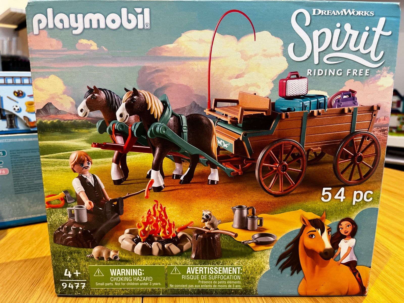 Playmobil Spirit Rijden in Vrijheid - Kampeerwagen (9477), Complete set, Voertuig, Ophalen of Verzenden, Zo goed als nieuw