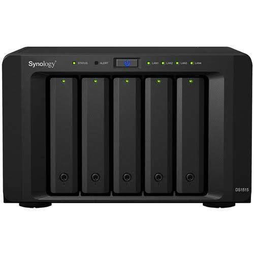 Synology DS1515 met 8 gB geheugen en 5 x WD Red 2 tB, Ophalen of Verzenden, Gebruikt