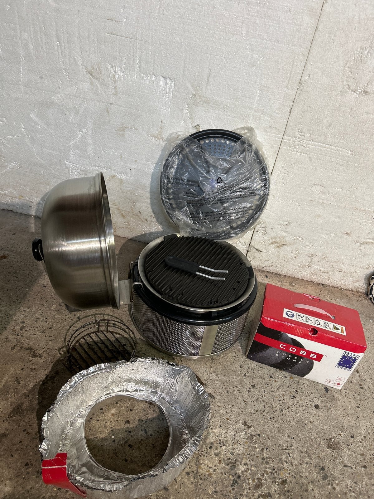 COBB Barbecue met accessoires - Zo goed als nieuw, Ophalen of Verzenden, Zo goed als nieuw
