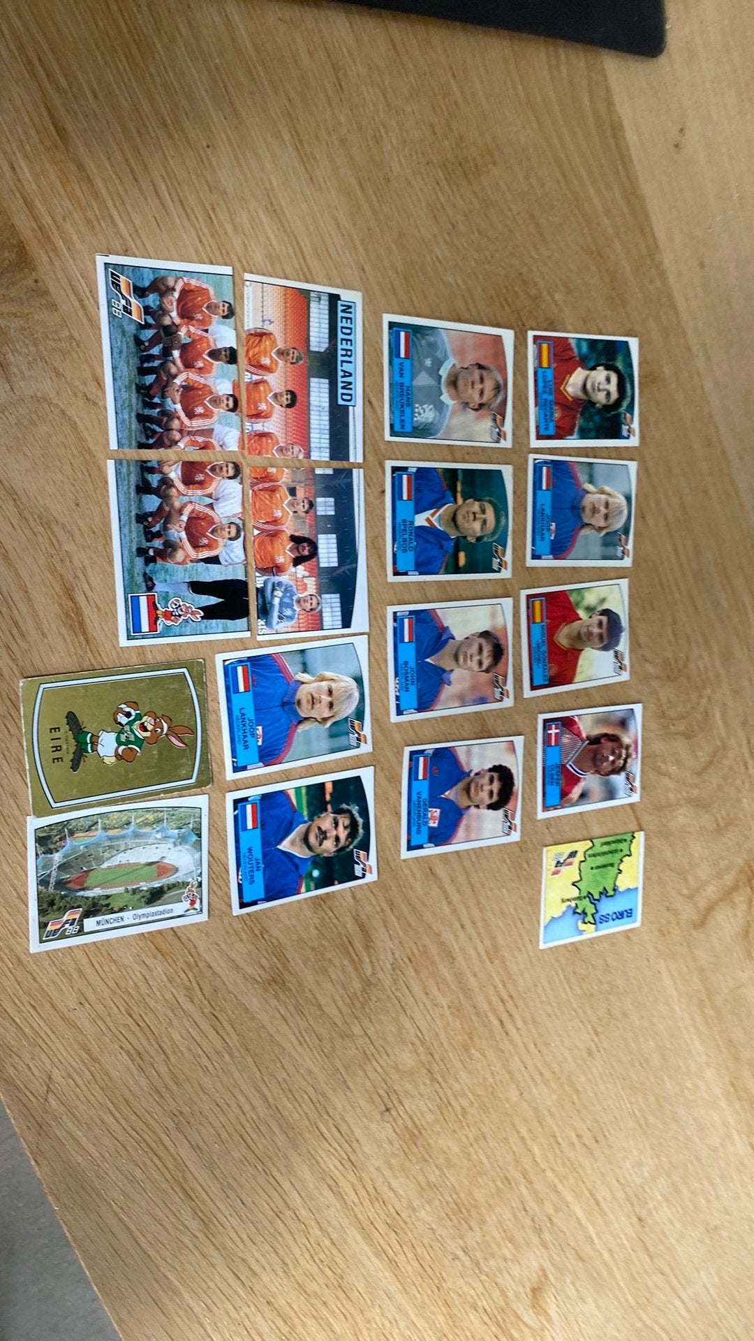 EURO 88 Voetbalplaatjes panini - Nederland, Ophalen of Verzenden, Gebruikt, Stickers en Plaatjes