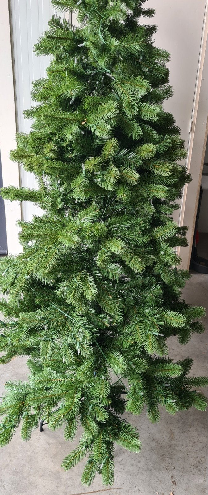prachtige kunstkerstboom met verlichting 1.70, Ophalen