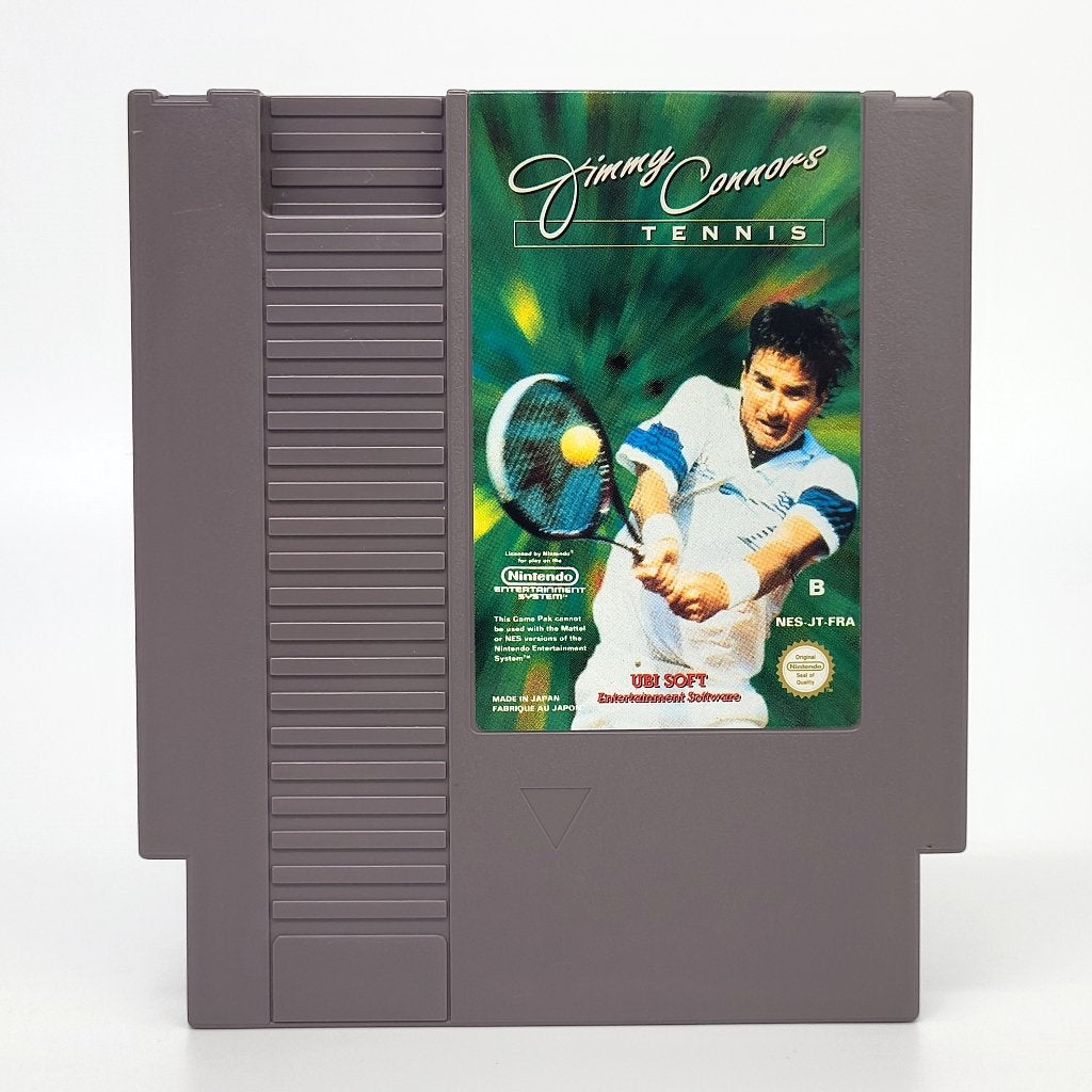 Jimmy Connors Tennis - Nintendo NES Cartridge - PAL B (FRA), Spelcomputers en Games, Games | Nintendo NES, Gebruikt, Verzenden