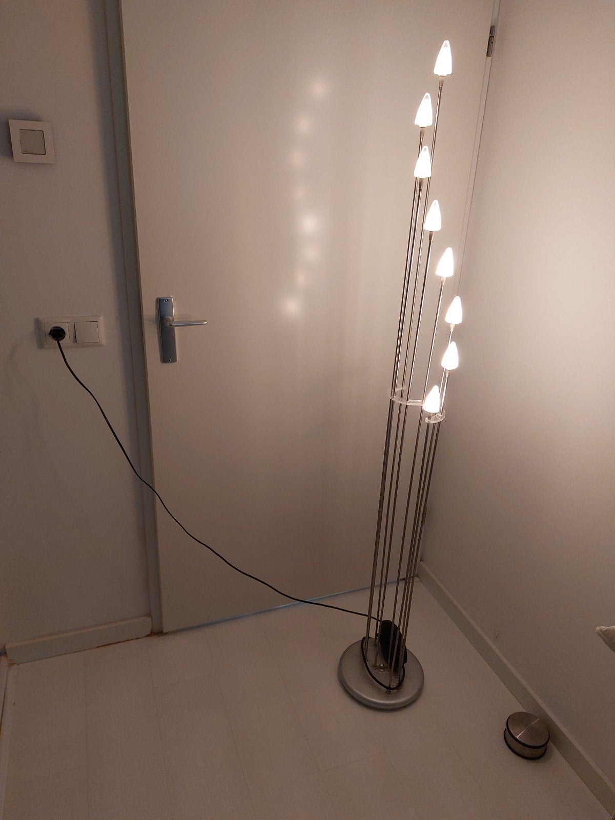 2 vloerlampen  met dimmer, Huis en Inrichting, Lampen | Vloerlampen, Ophalen of Verzenden
