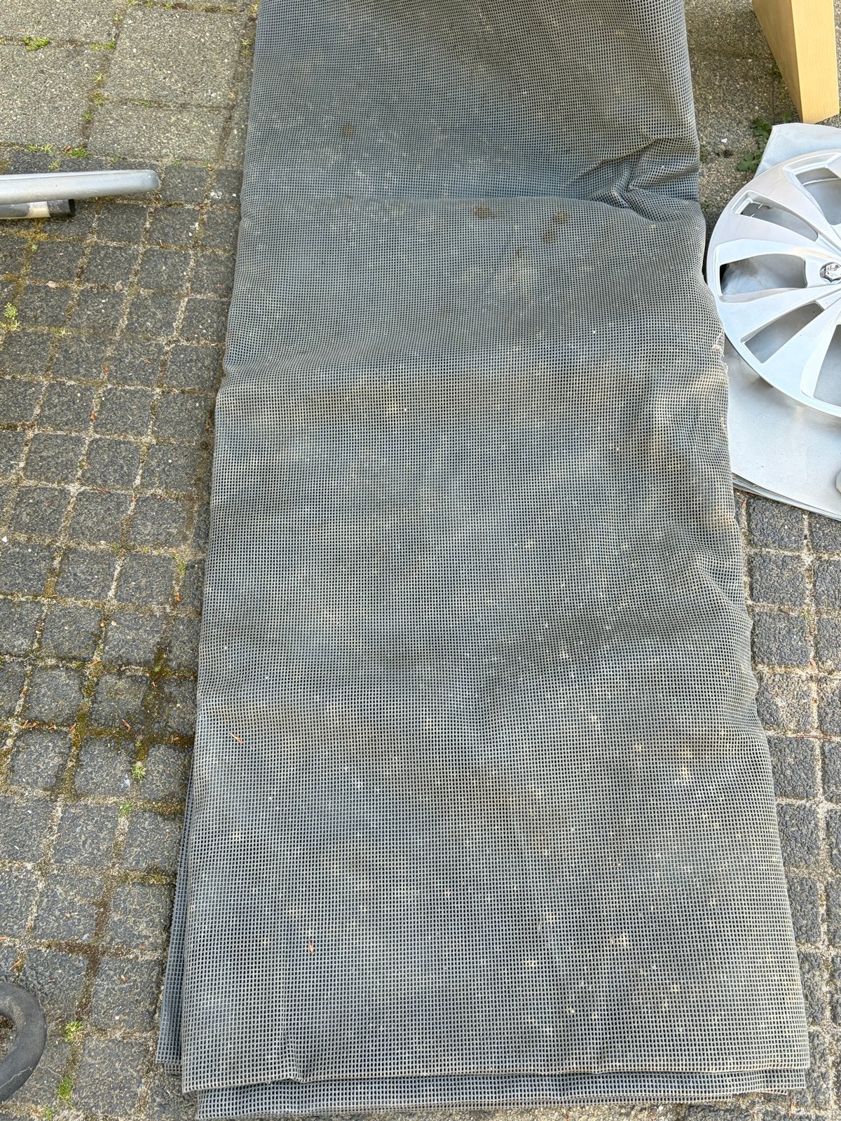 Tenttapijt 5x2.5m - Grijs, Caravans en Kamperen, Ophalen, Gebruikt