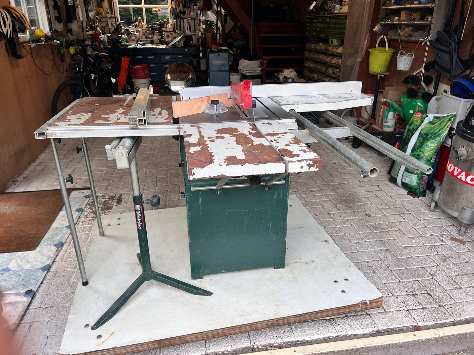 Metabo Magnum Tk 1688 Tafelcirkelzaag., Ophalen, Zo goed als nieuw, 1200 watt of meer, 70 mm of meer