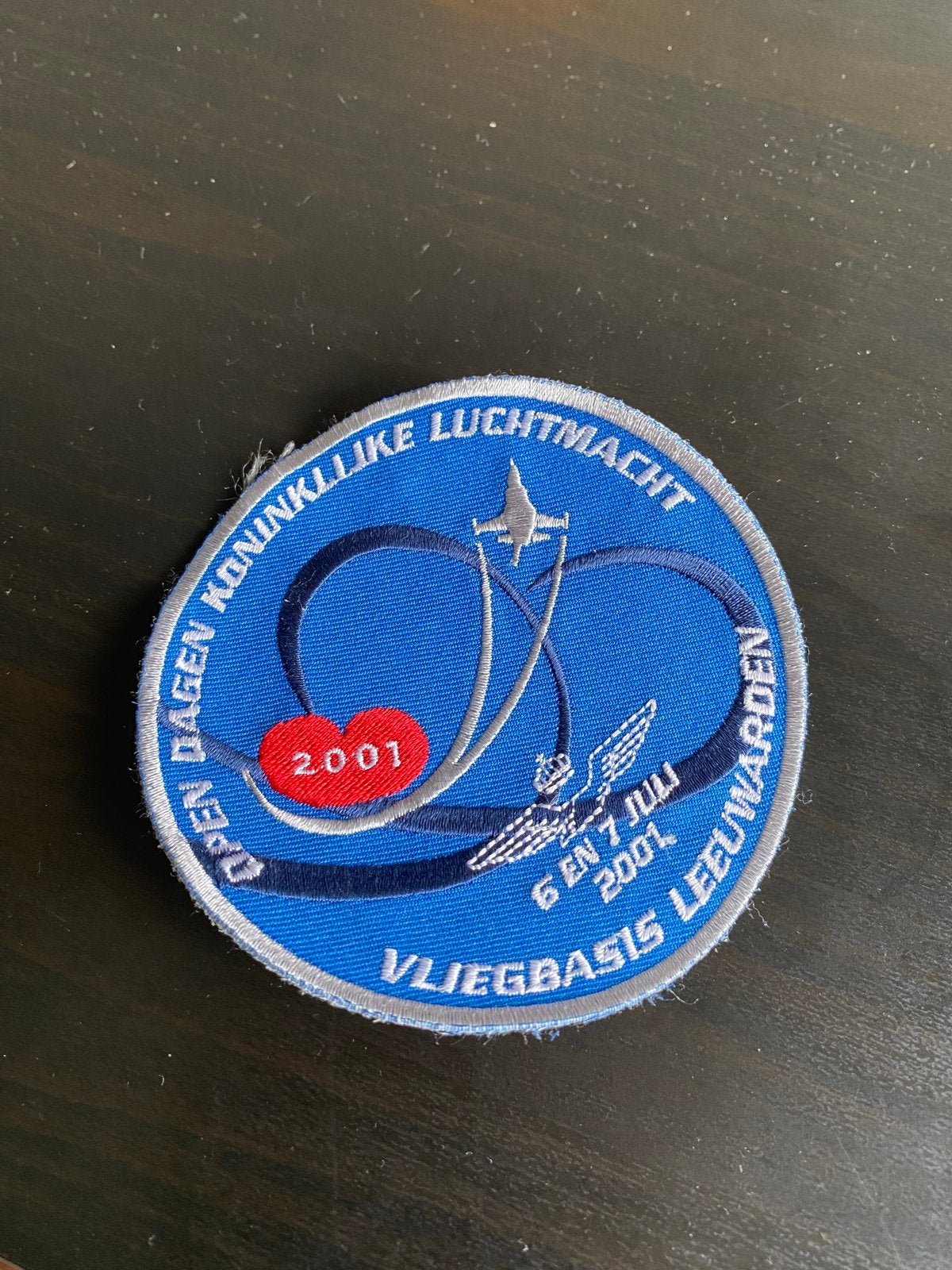 Patch Open Dagen Koninklijke Luchtmacht Vliegbasis Leeuwarde, Ophalen of Verzenden, Luchtmacht, Nederland, Embleem of Badge