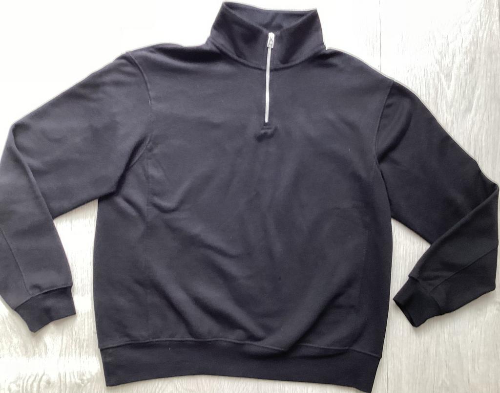 Zwarte sweater trui met rits Maat M van de zara, Kleding | Heren, Truien en Vesten, Maat 52/54 (L), Zara, Zwart, Ophalen of Verzenden