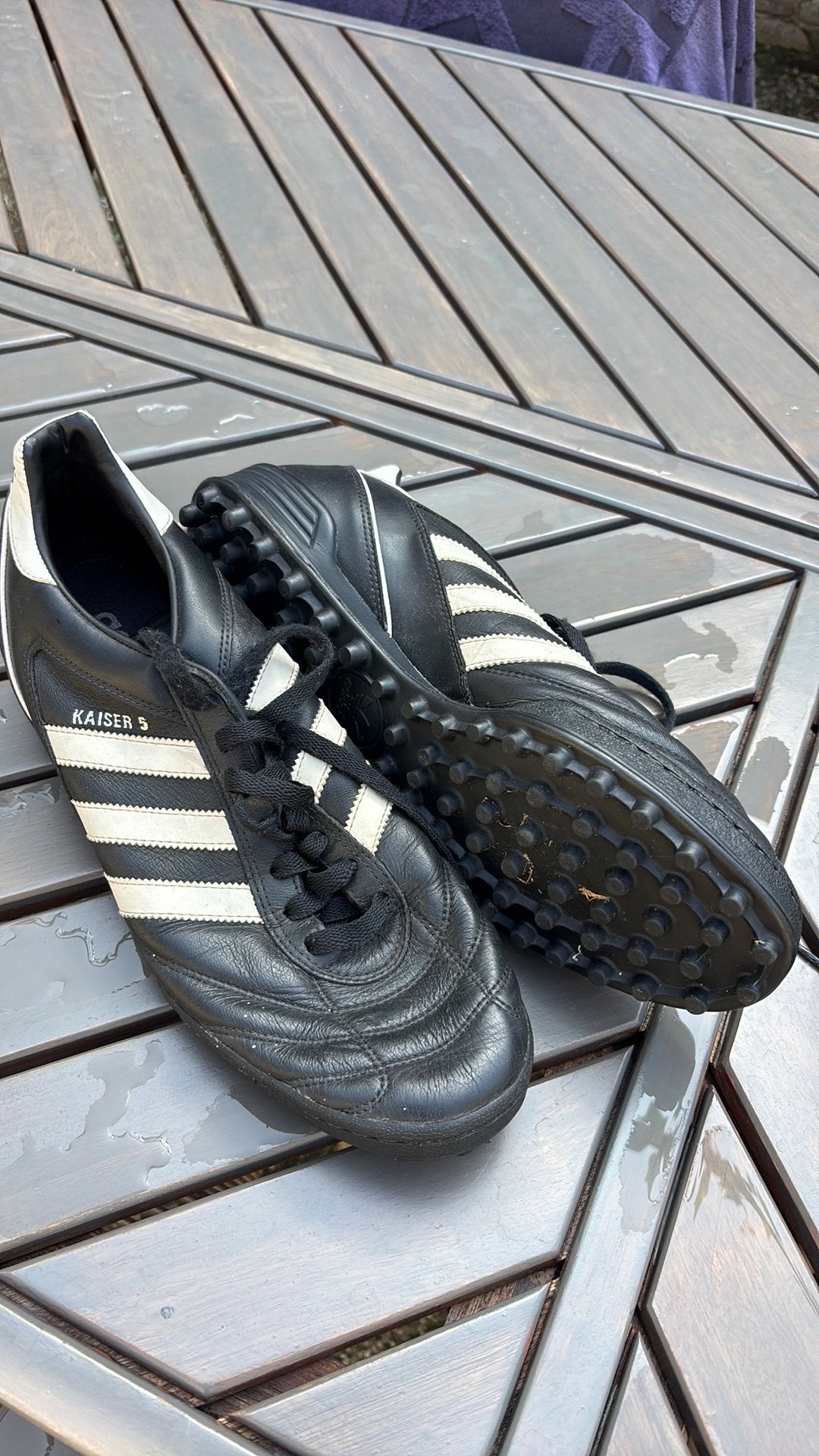 Adidas Kaiser 5 kunstgras maat 47 1/3, Sport en Fitness, Voetbal, Maat XS of kleiner, Ophalen of Verzenden, Zo goed als nieuw