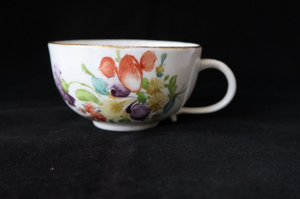 Antiek Meissen thee kop 1852-1924, Antiek en Kunst, Antiek | Porselein, Ophalen of Verzenden