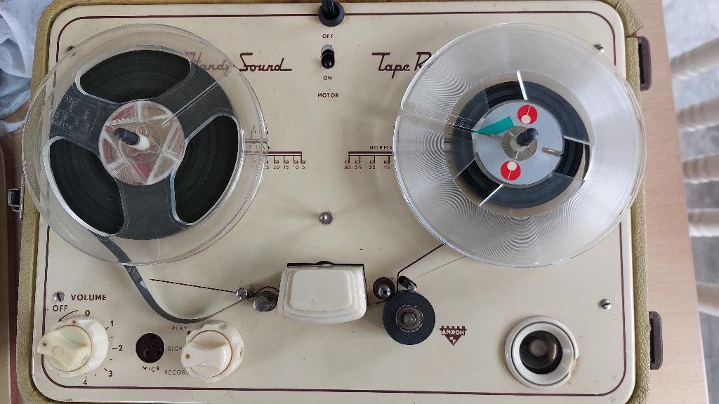 Nostalgische bandrecorder AMROH 358U, Ophalen, Bandrecorder