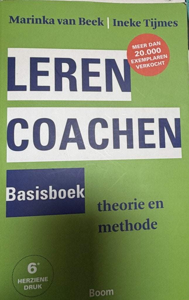Marinka van Beek & Ineke Tijmers Leren coachen, Boeken, Verzenden, Zo goed als nieuw, Overige onderwerpen, Achtergrond en Informatie