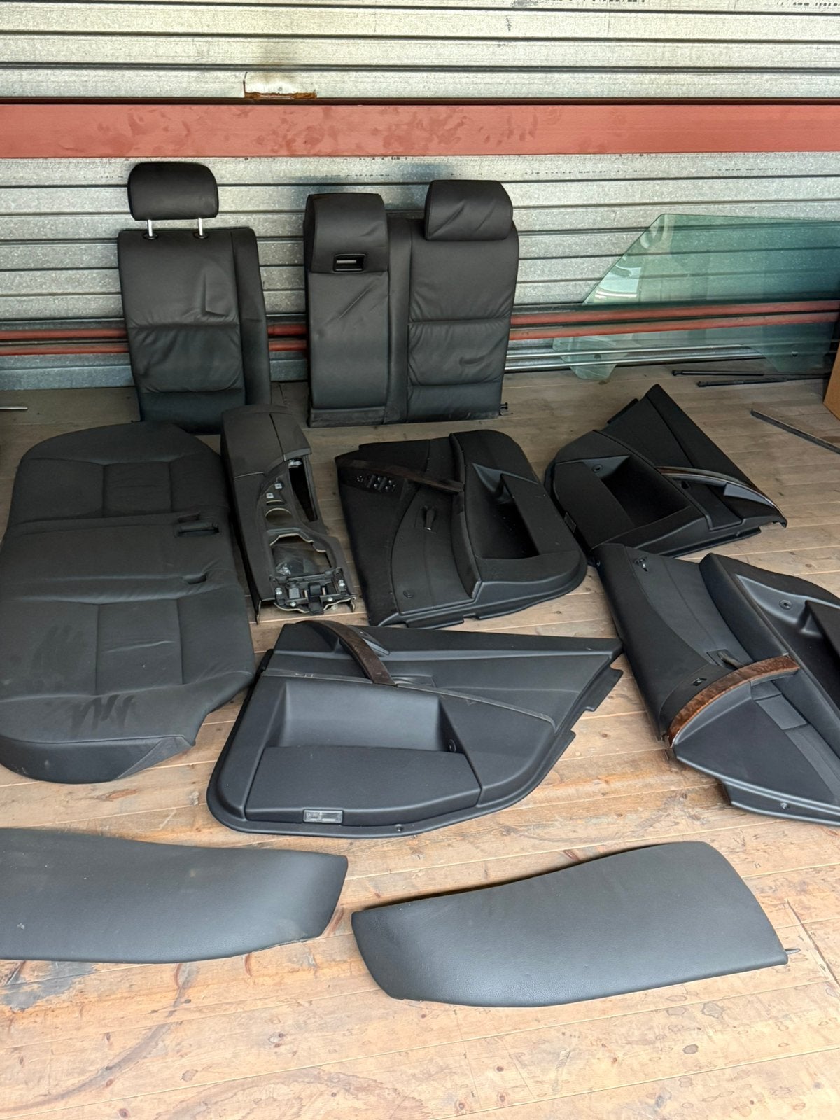 BMW 5-serie E60 lederen bekleding set, Ophalen, BMW