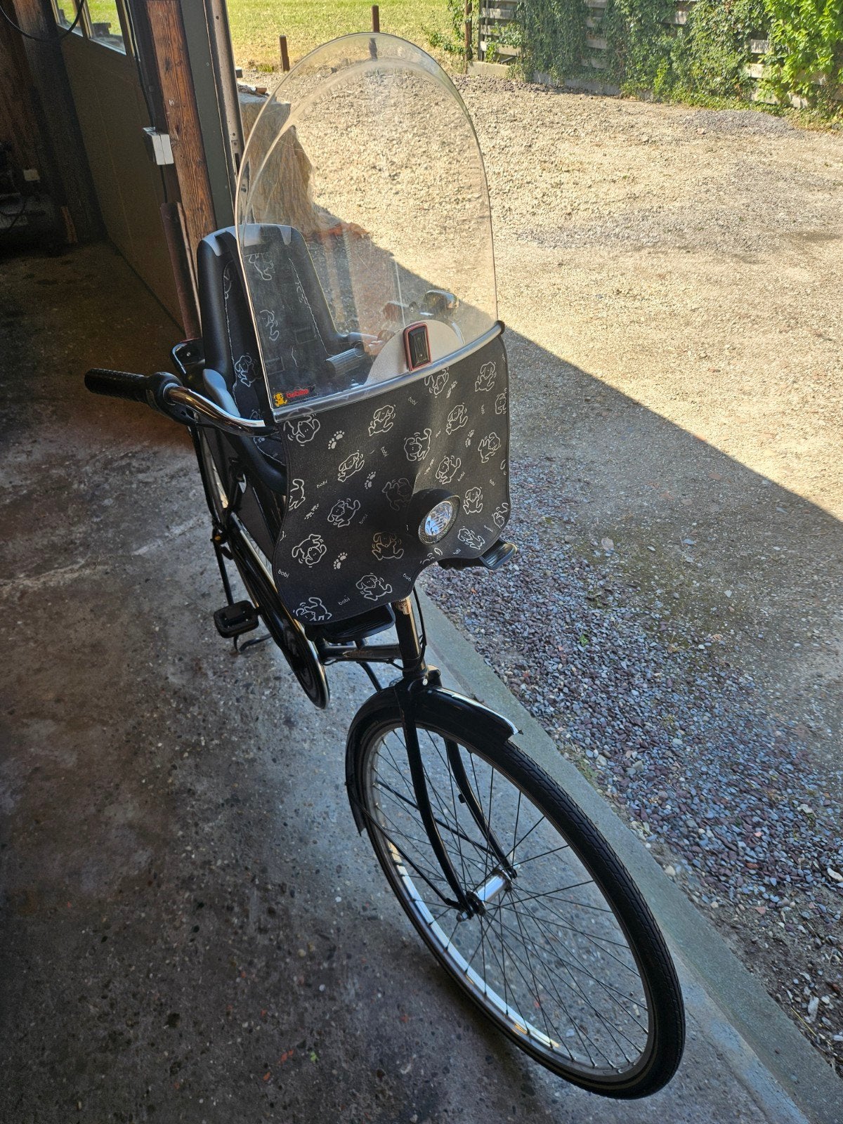Pointer damesfiets met kinderzitje en windscherm, Versnellingen, Zo goed als nieuw, Trommelrem, Ophalen
