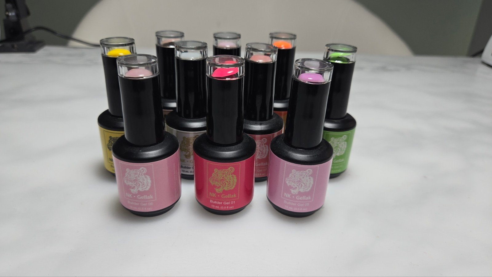 Builder gel (biab) collectie 10 kleuren NK Gellak, Sieraden, Tassen en Uiterlijk, Uiterlijk | Cosmetica en Make-up, Ophalen, Overige kleuren