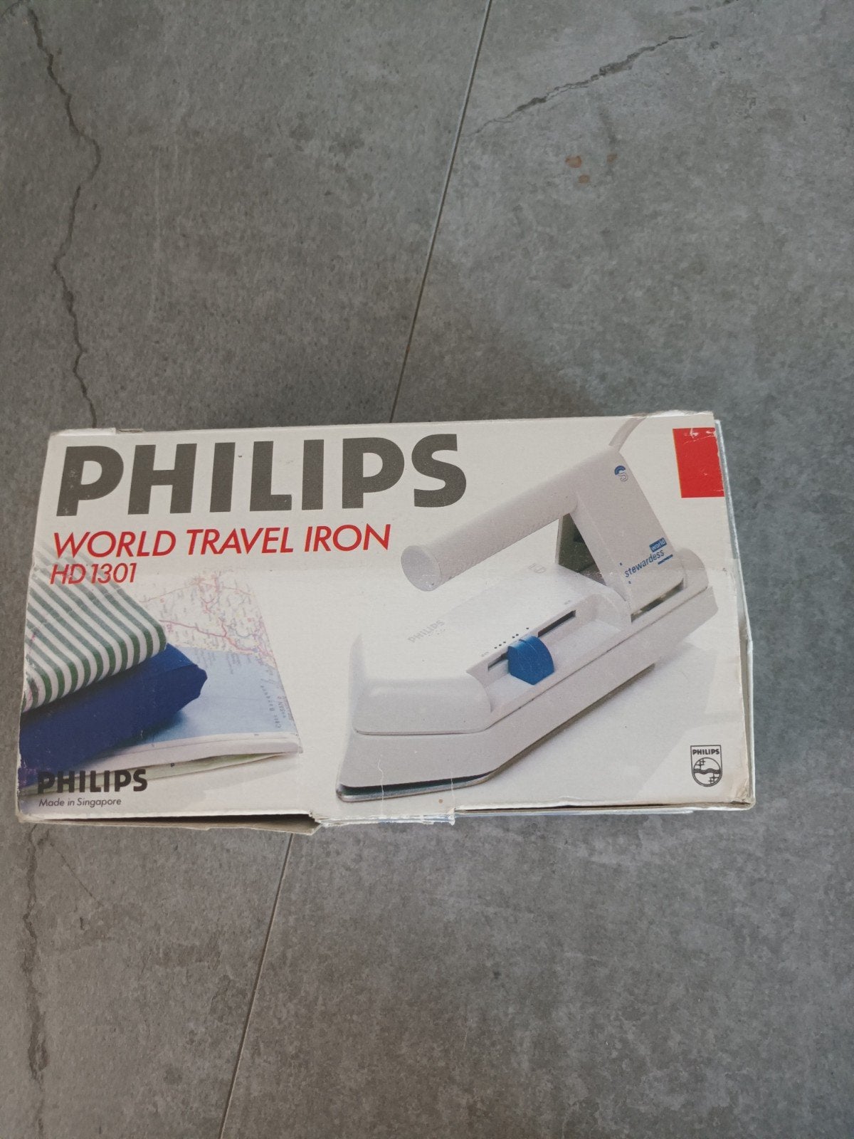 Philips reis-strijkijzer HD1301/02, Ophalen of Verzenden, Zo goed als nieuw, Strijkijzer met snoer