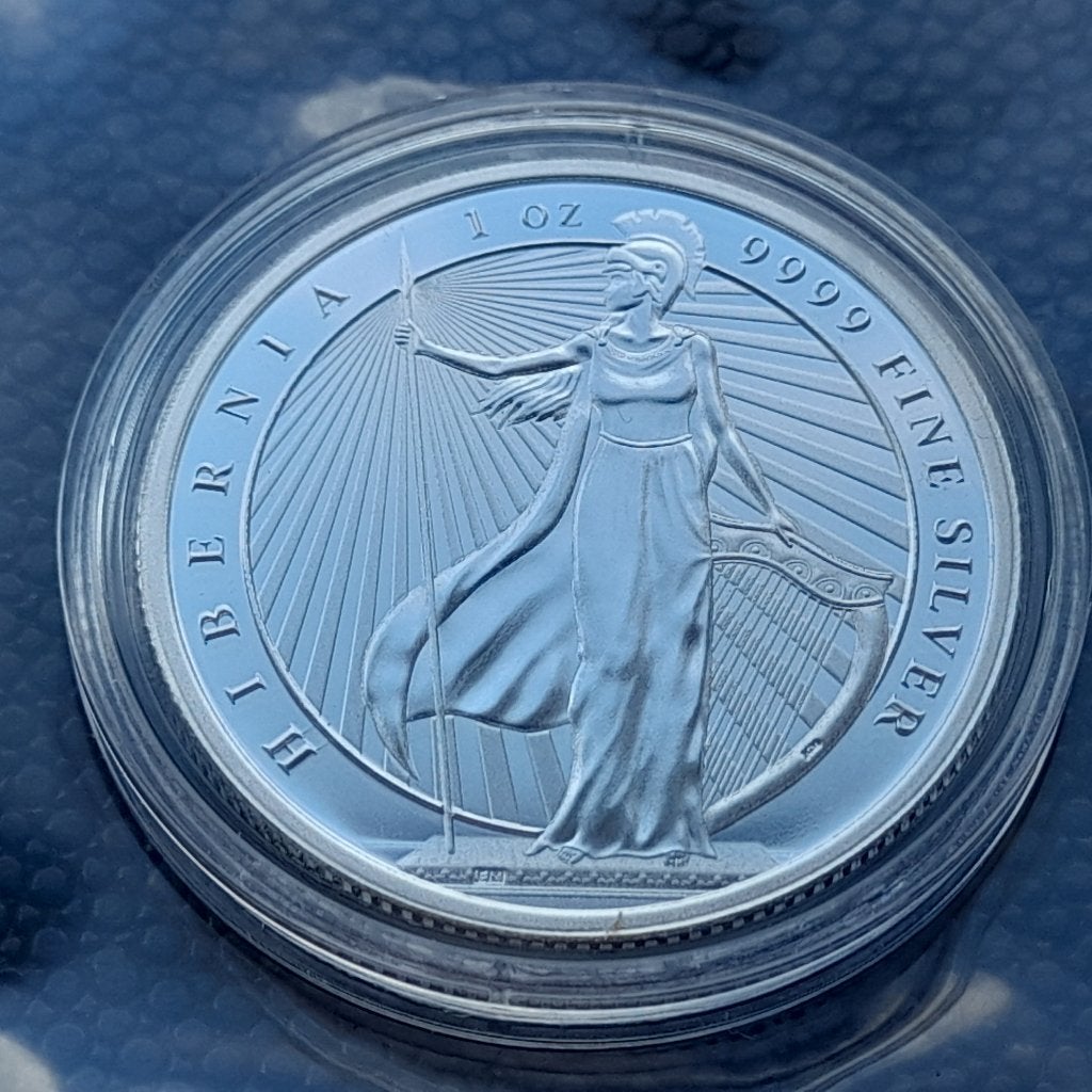2023 Hibernian 1 oz silver BU, Ophalen of Verzenden, Zilver