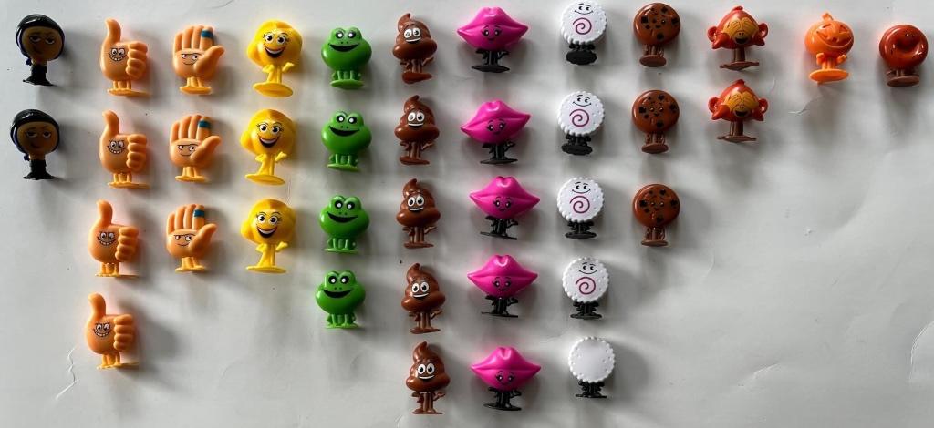 Emoji movie poppetjes, Verzamelen, Poppetjes en Figuurtjes, Ophalen of Verzenden, Gebruikt