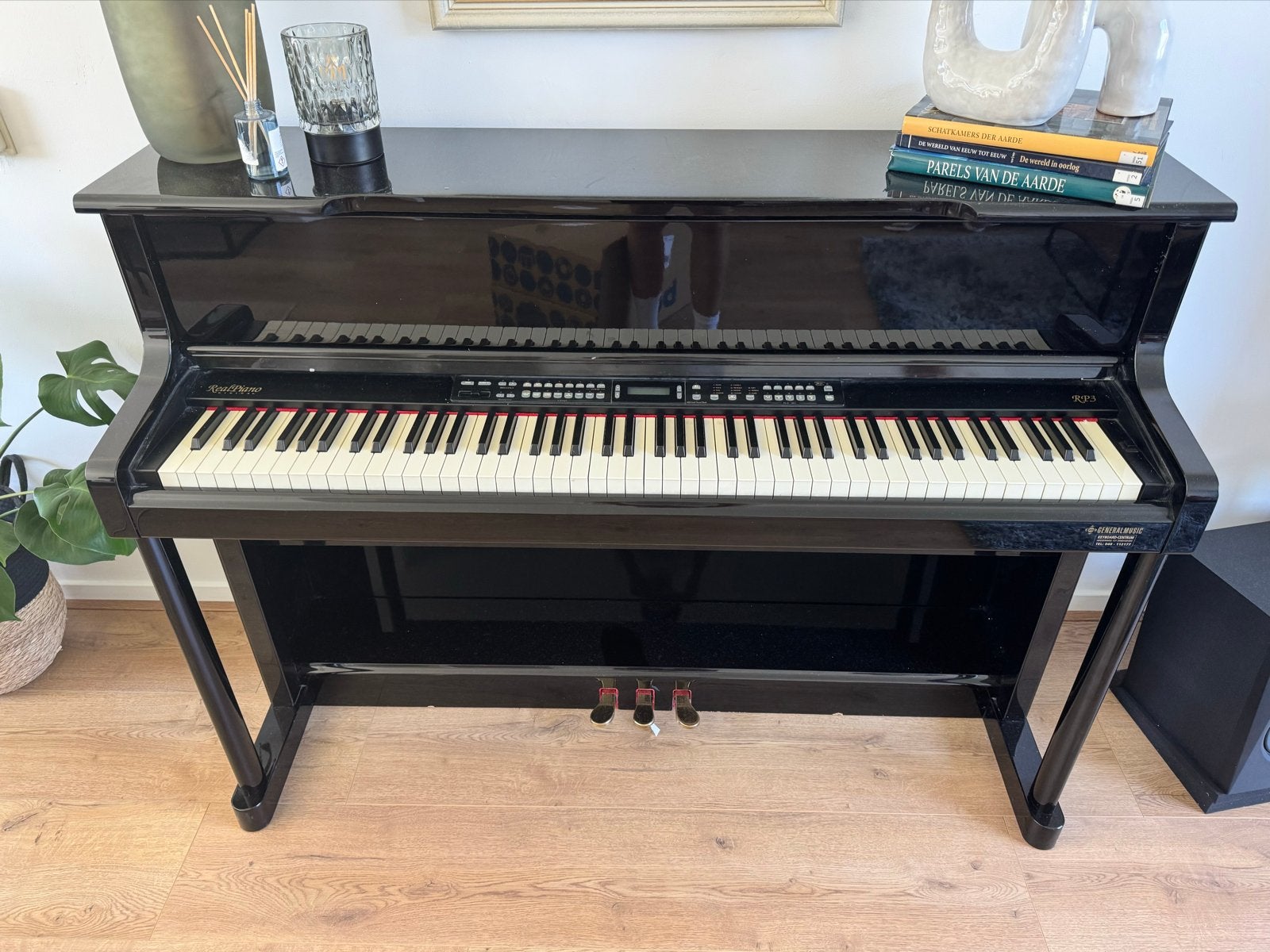 RealPiano Digitaal Piano - Licht brandt, geen geluid, Ophalen, Gebruikt, Zwart, Digitaal
