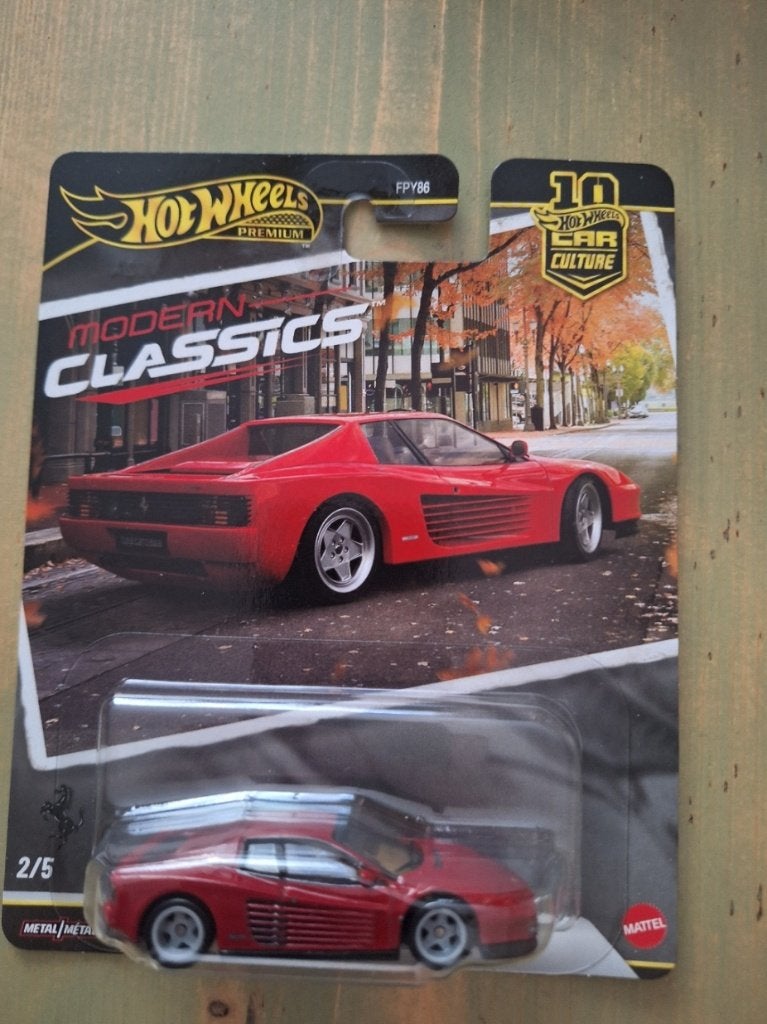 Hot Wheels Premium Ferrari Testarossa - Modern Classics, Ophalen of Verzenden, Nieuw, Auto