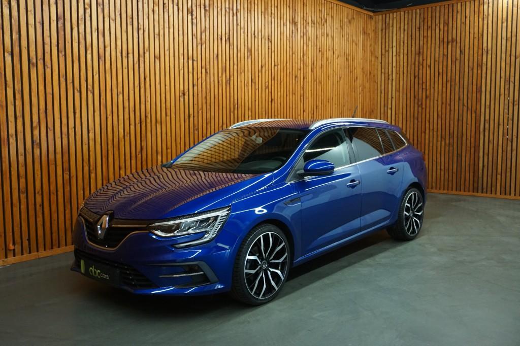 Renault MEGANE Renault Megane 1.3 TCE 140 Equilibre Navi Cli, Auto's, Gebruikt, 4 cilinders, Met garantie (alle), Blauw