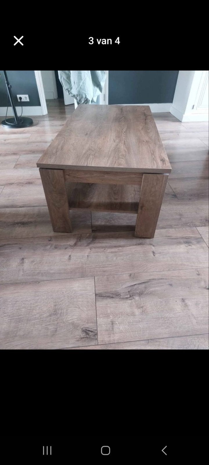 salontafel, Ophalen